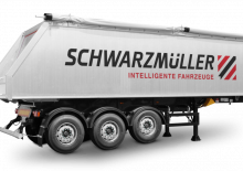 Sklápěcí návěsy Schwarzmüller 3-axle aluminium hollow profile tipper semitrailer
