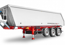 Sklápěcí návěsy Schwarzmüller 3-axle full aluminium hollow profile tipper semitrailer