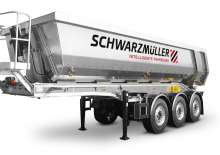 Sklápěcí návěsy Schwarzmüller 3-axle full aluminium segment tipper semitrailer