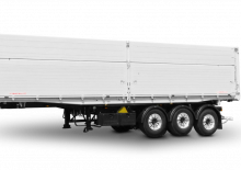 Sklápěcí návěsy Schwarzmüller 3-axle large-scale aluminium hollow profile tipper semitrailer for (un)loading and tipping to the left or rear