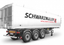 Sklápěcí návěsy Schwarzmüller 3-axle large-scale aluminium hollow profile tipper semitrailer