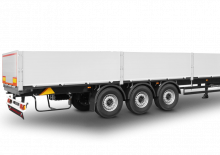 Sklápěcí návěsy Schwarzmüller 3-axle platform semitrailer - building materials