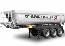 Sklápěcí návěsy Schwarzmüller 3-axle steel segment tipper semitrailer