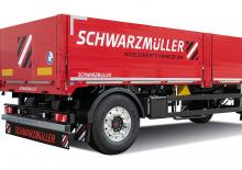 Sklápěcí přívěsy Schwarzmüller 2-axle platform trailer - building materials