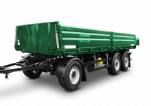 Sklápěcí přívěsy Schwarzmüller 3-axle 3-way tipper trailer - building site