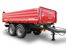 Sklápěcí přívěsy Schwarzmüller Centre-axle 3-way tipper trailer - building site