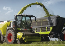 Sklízecí mlátičky sběrače Claas Pick Up 3000 