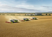 Sklízecí mlátičky Claas Trion 650 TerraTrac   