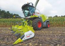 Sklízecí mlátičky žací hlavice na kukuřici Claas Orbis 600 SD