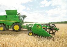 Sklízecí mlátičky žací lišty John Deere 740D
