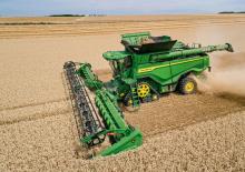 Sklízecí mlátičky žací lišty John Deere HD35X