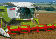 Sklízecí mlátičky žací lišty Claas MaxFlex 680