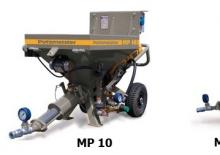 Směšovací čerpadla Putzmeister MP 10
