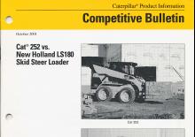Smykem řízené nakladače Caterpillar 252