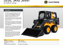 Smykem řízené nakladače John Deere Construction 326E