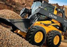Smykem řízené nakladače John Deere Construction 328E