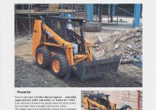 Smykem řízené nakladače Case 60XT