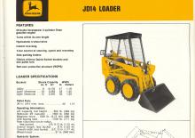 Smykem řízené nakladače John Deere Construction JD14