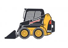 Smykem řízené nakladače Volvo MC60