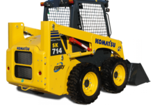 Smykem řízené nakladače Komatsu SK714-5