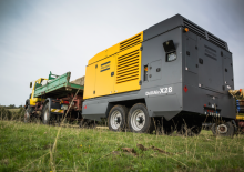 Stacionární vzduchové kompresory - dieslové, elektrické a benzínové Atlas Copco DrillAir X28