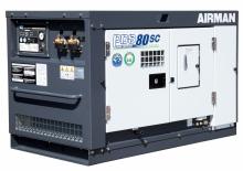Stacionární vzduchové kompresory - dieslové, elektrické a benzínové Airman PDS80SC-5C5