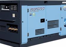 Stacionární vzduchové kompresory - dieslové, elektrické a benzínové Airman PDSF140S-5C3