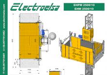Stavební výtahy Electroelsa EHPM 2500/10