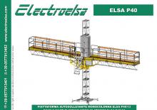 Stožárové šplhací pracovní plošiny Electroelsa ELSA P40