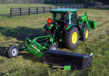 Tažené diskové žací lišty s kondicionérem John Deere DC1000
