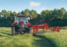 Tažené diskové žací lišty s kondicionérem Case IH DC133