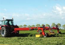 Tažené diskové žací lišty s kondicionérem Fella SM 313 TRANS-KC