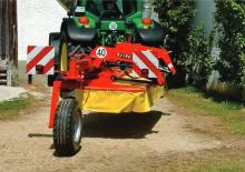 Tažené diskové žací lišty s kondicionérem Fella SM 401 TRANS-RC
