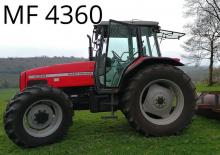 Traktory 4WD Massey Ferguson 4360