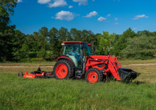 Traktory 4WD Kioti RX7340 Powerschuttle Cab