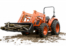 Traktory 4WD Kioti RX7340 Powerschuttle