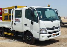 Tuhé podvozky Hino 300 616 CREW 4x2