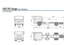 Tuhé podvozky Hyundai Commercial Vehicles HD170 4x2 D6AB-d