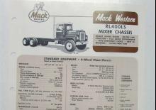 Tuhé podvozky Mack RL491LS CA49 Cummins VB-210 6x2