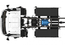 Tuhé podvozky DAF XB 190 FA 19t Electric
