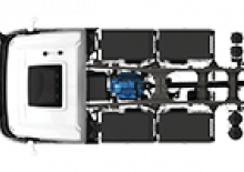 Tuhé podvozky DAF XD 220 FAN Electric