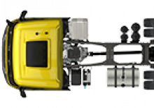 Tuhé podvozky DAF XDC 300 FAT