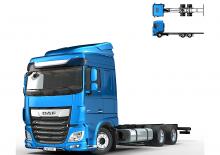 Tuhé podvozky DAF XF 450 FAS Low Deck