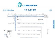 Věžové trolejové jeřáby s horní otočí Comansa 11LC90
