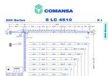 Věžové trolejové jeřáby s horní otočí Comansa 5LC4510