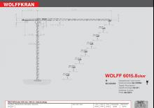 Věžové trolejové jeřáby s horní otočí Wolffkran 6015.8 clear