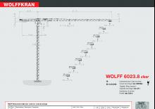 Věžové trolejové jeřáby s horní otočí Wolffkran 6023.8 clear