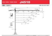 Věžové trolejové jeřáby s horní otočí Jaso J4510