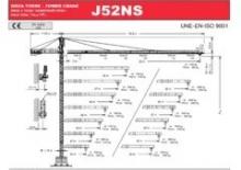 Věžové trolejové jeřáby s horní otočí Jaso J52 NS