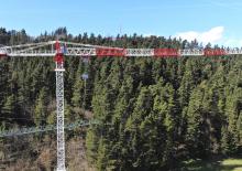 Věžové trolejové jeřáby s horní otočí Jaso J800.48